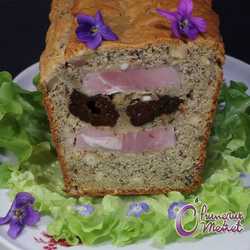 cake au jambon persillé et pruneau vin cahors